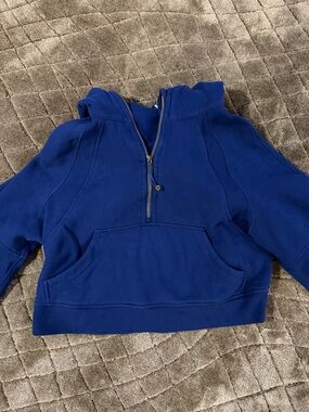 lululemon athletica Royal Blue Half-Zip Hoodie XS/S